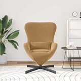  Jajolika fotelja Smeđa 63 x 73 x 90 cm Baršun | shoptok.hr