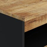  Komoda s 2 vrata 60 x 33 x 75 cm od masivnog drva manga | shoptok.hr