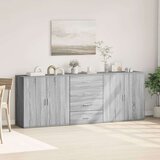  Komode 3 kom boja hrasta sonome od konstruiranog drva | shoptok.hr