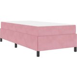  Krevetna konstrukcija Ostalo Roza i bijela 80 x 200 cm Baršun | shoptok.hr