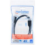 Manhattan HDMI priključni kabel HDMI A utikač, HDMI A utikač 1.00 m crna 308816 high speed HDMI HDMI kabel | shoptok.hr