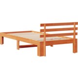  Konstrukcija postelje Rjava 90 x 200 cm Trden borov les, (5000022834) | Shoptok.si