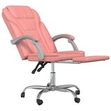  Uredski naslonjač od umjetne kože ružičasti | Eponuda.com