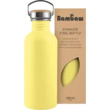 Bambaw Steklenica iz nerjavečega jekla za večkratno uporabo - Yellow Beam