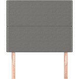  Uzglavlje tamno sivo 100x5x118/128 cm tkanina | shoptok.hr