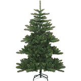 vidaXL Umjetno božićno drvce s nogom s 150 LED dioda Zelena 150 cm PVC | shoptok.hr