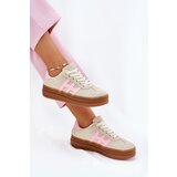 EVENTO Boto Womens Sneakers On Platform Beige Syliyana | Shoptok.si