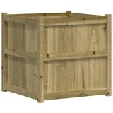 Maison Chic Vrtno korito - Greda - Cvetlični Lonec 70x70x70 cm impregnirana borovina, (21790523) Cene