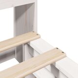 vidaXL Krevet s regalom za knjige bez madraca bijeli 160x200cm od drva | shoptok.hr