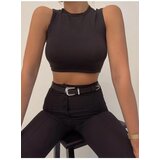Dewberry 64824 Womens Trouser Belt-BLACK-SILVER | Shoptok.si