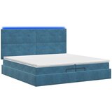  od pjene s madracem i LED-om Tamno plava 200 x 200 cm | shoptok.hr