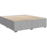  Krevet s oprugama i madracem svjetlosivi 200 x 200cm od tkanine | shoptok.hr