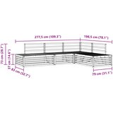  Setovi sofa 5 Komad 277,5 x 198,5 x 73 cm | shoptok.hr