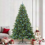  Umestno božično drevo med 300 LED Zelena 240 cm PE in PVC, (5000067233) | Shoptok.si
