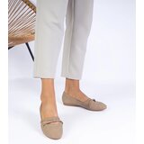 D/CEO marka niezdefiniowana Beige women's ballerinas made of matte eco-leather Baronna | ePonuda.com