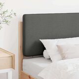  Tapecirani uzglavlje s uzglavljem Smeđa i svijetlosiva 80 cm | shoptok.hr