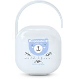 Suavinex Wild & Free Soother Holder škatlica za dudo Blue 1 kos | Shoptok.si