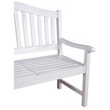Garden Pleasure Bela lesena vrtna klop Singapore - | Shoptok.si