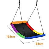  Gugalnica GNEZDO, ukrivljena, nosilnost do 150 kg, viseča gugalnica, vrtna gugalnica, barvita | Shoptok.si
