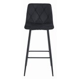 NADO stolica - crni baršun / crne noge x 1 | shoptok.hr