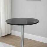  Okrugli barski stol okretna baza 360° podesiva visina čelik crni Ø61x70-90 cm | shoptok.hr