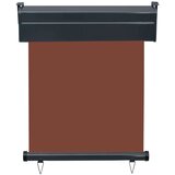 vidaXL Balkonska stranska tenda 60x250 cm rjava | Shoptok.si