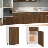 vidaXL Donji ladičar smeđi hrast 40 x 46 x 81,5 cm konstruirano drvo Cijene