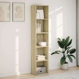 vidaXL Regal za knjige boja hrasta 40x30x189 cm od konstruiranog drva | shoptok.hr