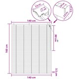  Venecijanska roleta Crna 140 x 160 cm 35 mm | shoptok.hr