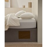 Kave Home Siva oblazinjena zakonska postelja s prostorom za shranjevanje 180x200 cm Matters – | Shoptok.si