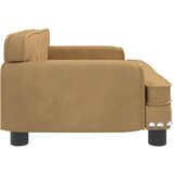  Dječja fotelja smeđa 70 x 45 x 30 cm baršunasta | shoptok.hr