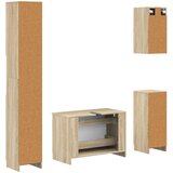  Set kupaonskih ormara od 4 dijela UTRECHT Hrast sonoma | shoptok.hr