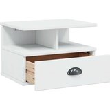  Nočna omarica HILL Bela 40 x 31 x 27 cm Masivna borovina, (5000209393) | Shoptok.si