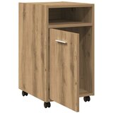  Ormar s kotačićima Artisan hrast 33x38x60 cm izrađeno drvo | Eponuda.ba