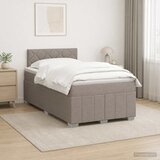  Boxspring krevet s madracem Sivosmeđa 120 x 200 cm Tkanina | shoptok.hr