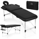 Modern Home Aluminijumski masažni i rehabilitacioni sto, 2-sekcioni, sklopivi u kofer + torba - | ePonuda.com