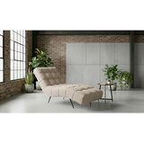 MID.YOU LEŽALNI POČIVALNIK, krem barve tekstil | Shoptok.si