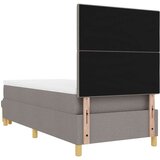  Krevet s opružnom podlogom i madracem &amp klupe taupe 90x190 cm tkanina | shoptok.hr