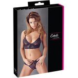 Cottelli - Komplet modrčka s cvetlično čipko (vijolična) - XL Cene