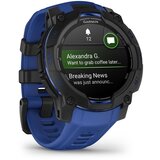 Garmin pametni sat Instinct 3 45 mm AMOLED, crni, remen crno-plavi (Limited Edition) | shoptok.hr