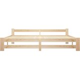  Okvir za krevet od masivne borovine 200 x 200 cm | shoptok.hr