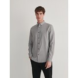 Reserved karirasta srajca regular fit - zelena | Shoptok.si