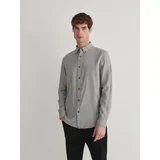 karirasta srajca regular fit - zelena