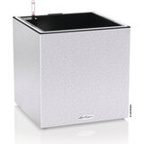 LECHUZA Cvetlični lonec CANTO Stone 40 LED low - bel kvarc Cene