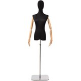  Podesivi maneken 165-213 cm s postoljem Žena PP Crna Cene