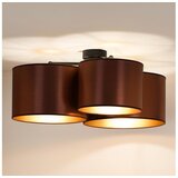  duolla - plafonski luster roller trio shiny 3xE27/15W/230V u boji bakra/zlata | Eponuda.com