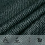  Jedrilica za sunčevu sjenu 2 x 6 m HDPE Pravokutni Tamnozelena - Tamnozelena 2 x 6 m | shoptok.hr