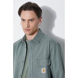 Carhartt WIP Srajce z dolgimi rokavi Chemise Reno Shirt Jac Vert Zelena | Shoptok.si