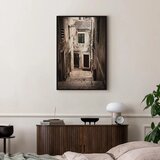  Slika - Retro Alley (1 Part) Vertical 60x90 U crnom drvenom okviru | shoptok.hr
