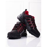 DK Men's trekking shoes black and red Cijene